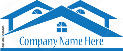 Real Estate Logo Blue