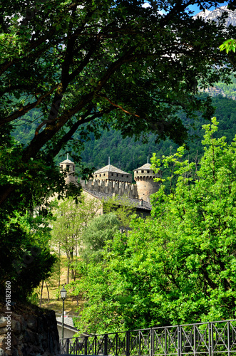 Fenis Castle, an Italian medieval castle