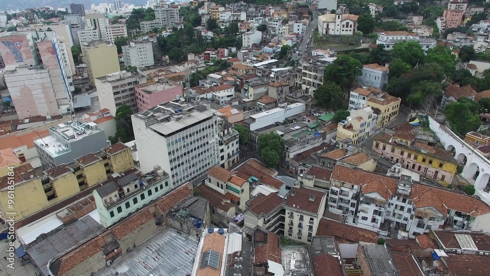 Aerial View of Lapa District, Rio de Janeiro, Brazil Aerial View of Lapa District, Rio de Janeiro, Brazil