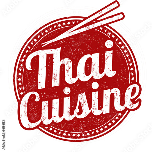 Thai cuisine stamp