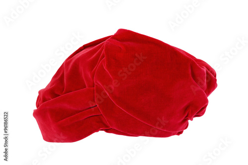 Old red turban