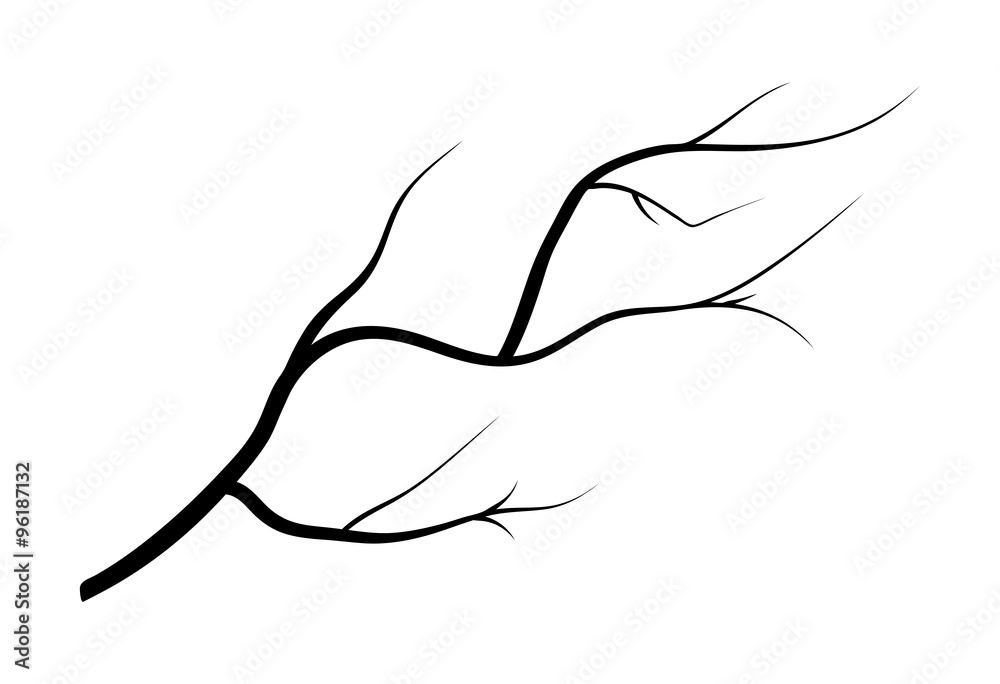 branch silhouette icon, symbol, design. vector illustration isolated on white background. branch silhouette icon, symbol, design. vector illustration isolated on white background.