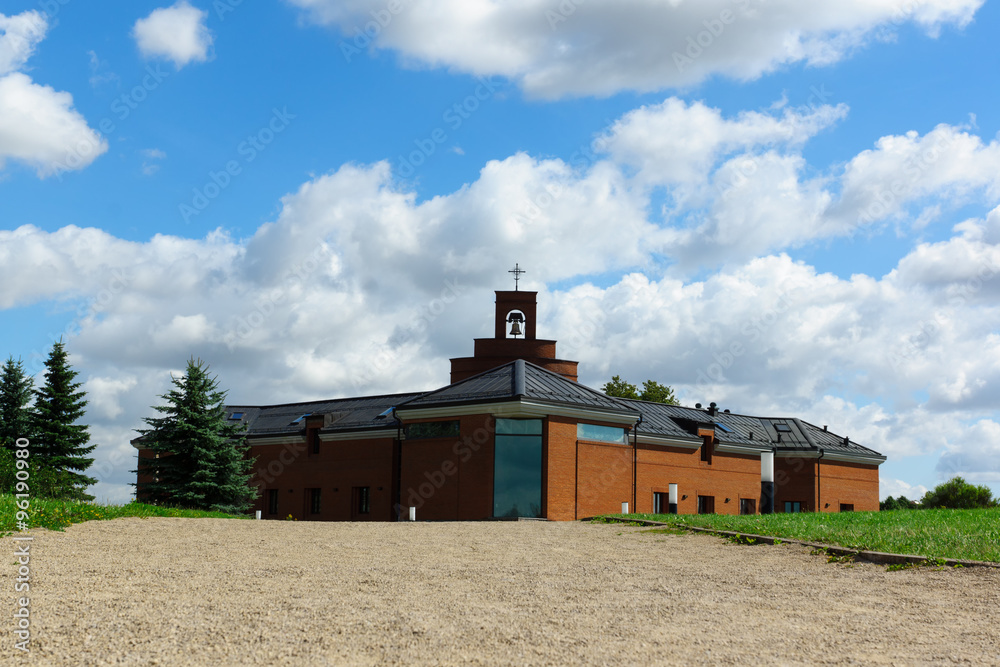 cathedral of Franciscans from a red brick cathedral of Franciscans from a red brick