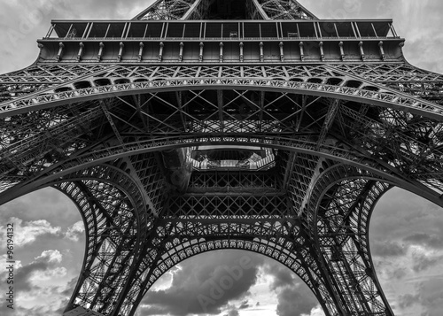 Eiffel Tower in Black and White © johnny a yataco