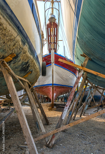 Obraz na plátne Abandoned boats