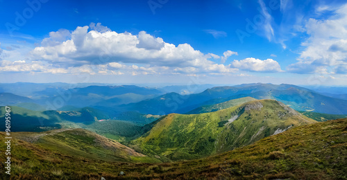 Carpathian Mountains in Ukraine