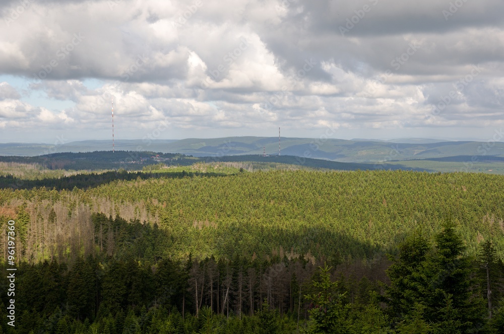 Harz mountains in northern Germany Harz mountains in northern Germany