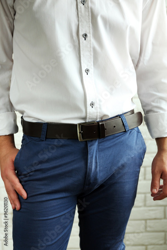 Body detail of well-dressed man, close-up