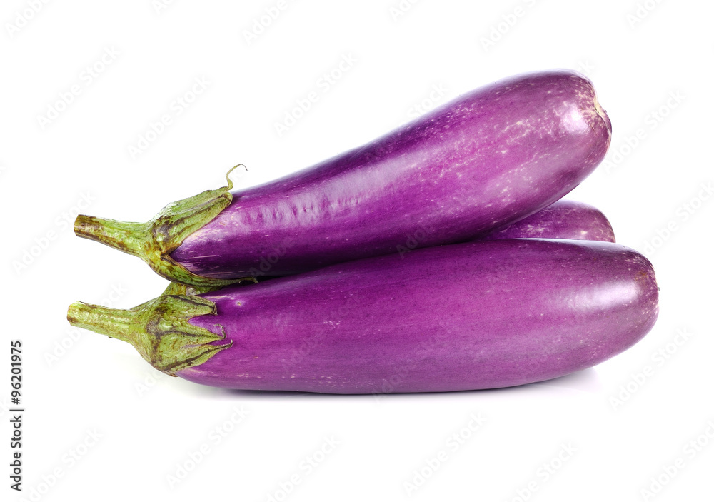 eggplant isolated on a white background eggplant isolated on a white background