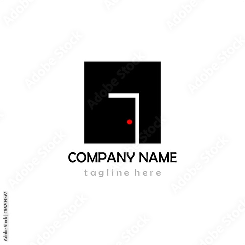 Door vector logo icon