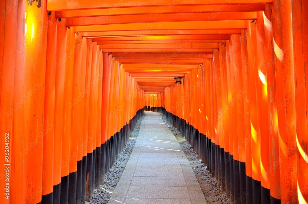 Obraz premium Kioto Fushimi Inari Taisha Senbon Torii