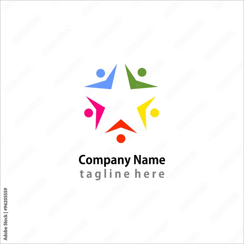 Stars logo icon vector Stars logo icon vector