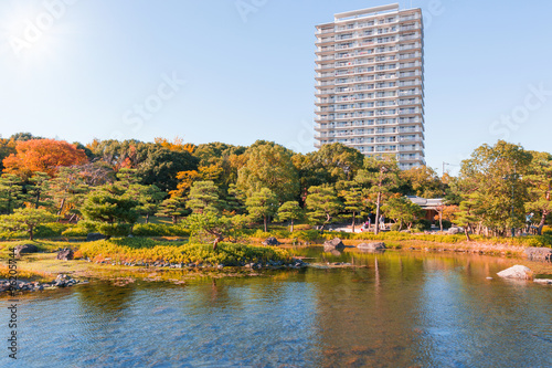 Japanese Garden in autumn / daylight. © nonchanon