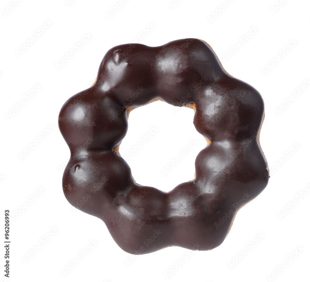 donut on white background donut on white background