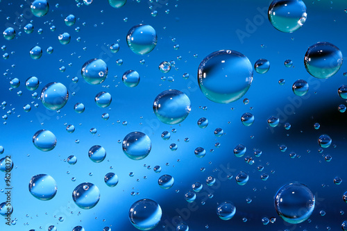 Blue Drops Background