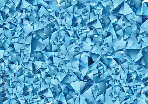 Abstract blue polygonal vector texture