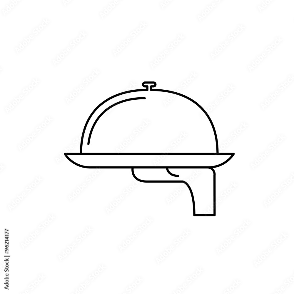 The waitress brought Dish