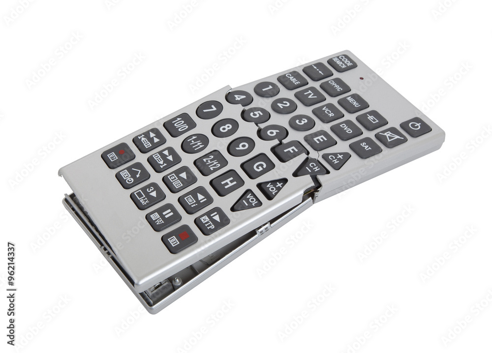 Broken old remote control tv Broken old remote control tv