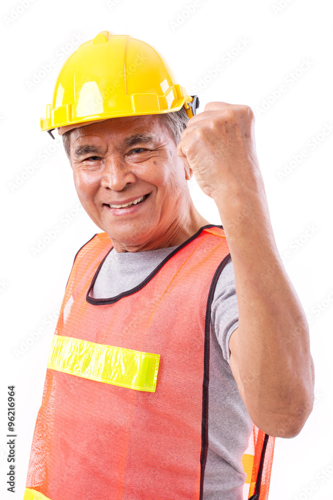 successful and tough senior construction worker or engineer successful and tough senior construction worker or engineer