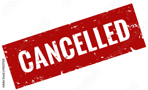 stamp red cancelled