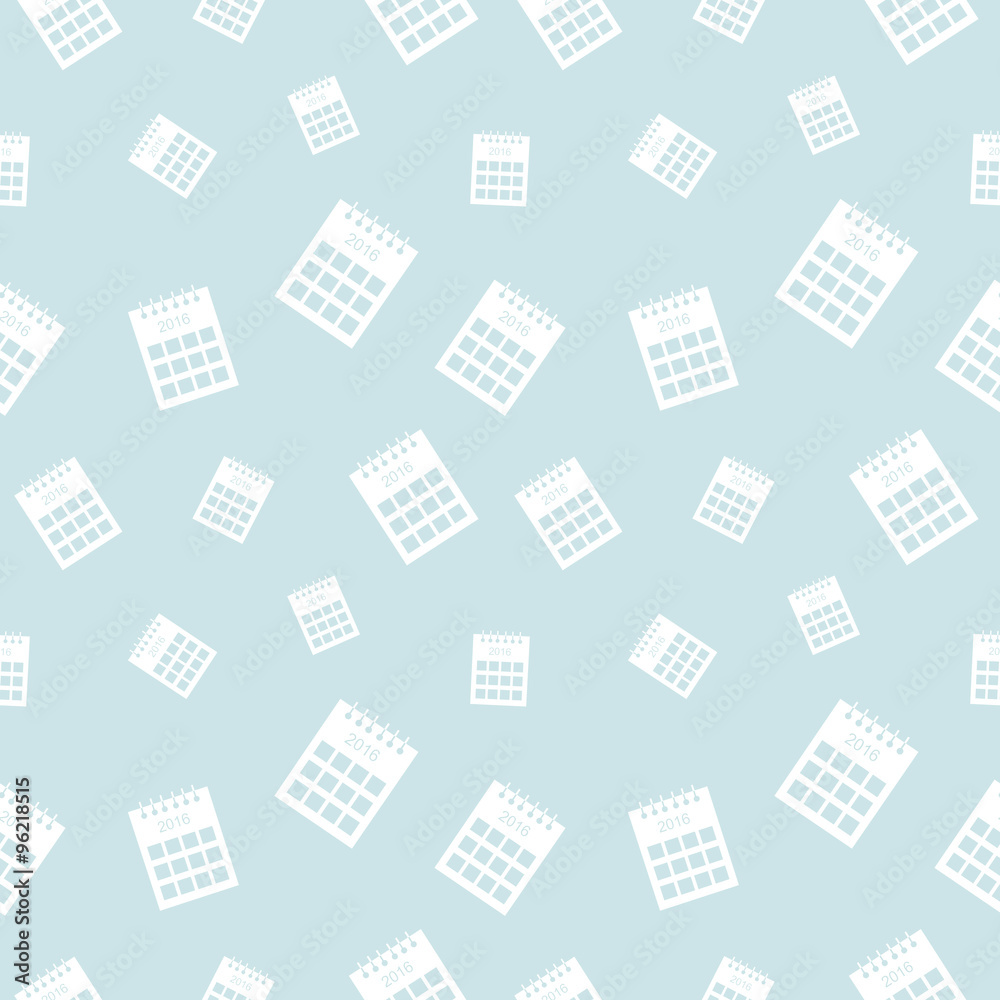 Seamless vector pattern, light pastel shadeless chaotic background with calendars Seamless vector pattern, light pastel shadeless chaotic background with calendars