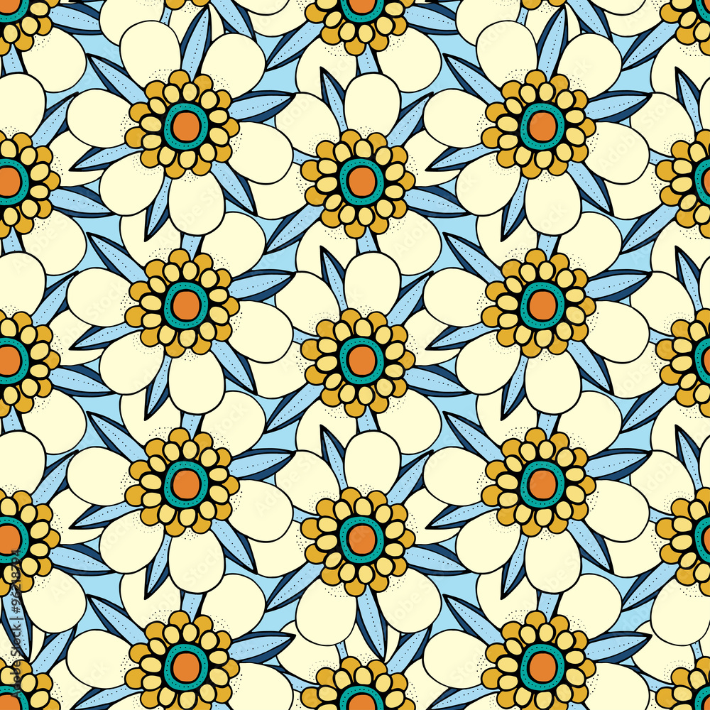 Vector Seamless Floral Pattern Vector Seamless Floral Pattern