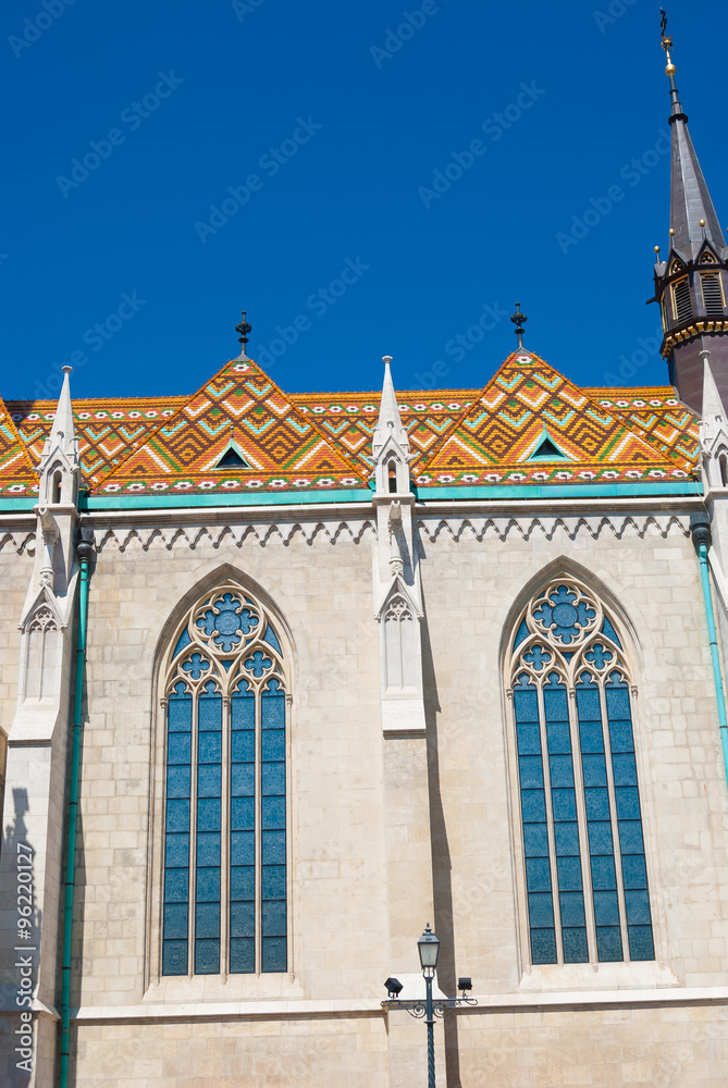 St. Matthias church in Budapest, Hungary. 