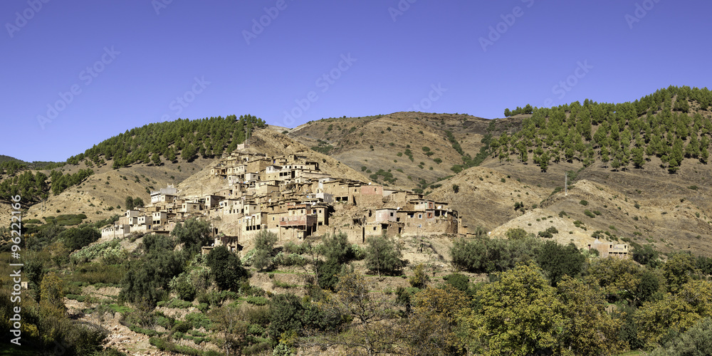 Berber village at Atlas Mountains, Morocco