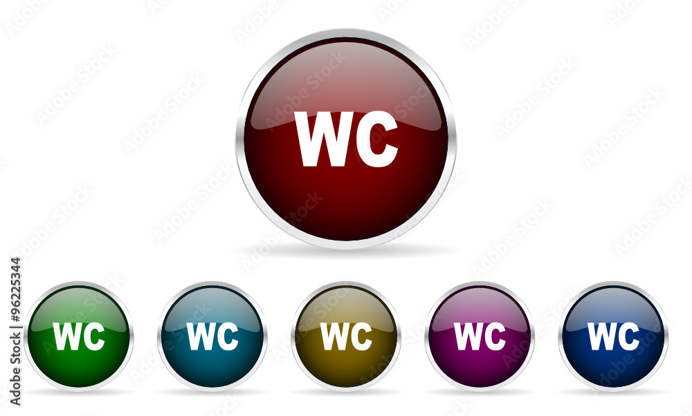 wc vector icon set wc vector icon set