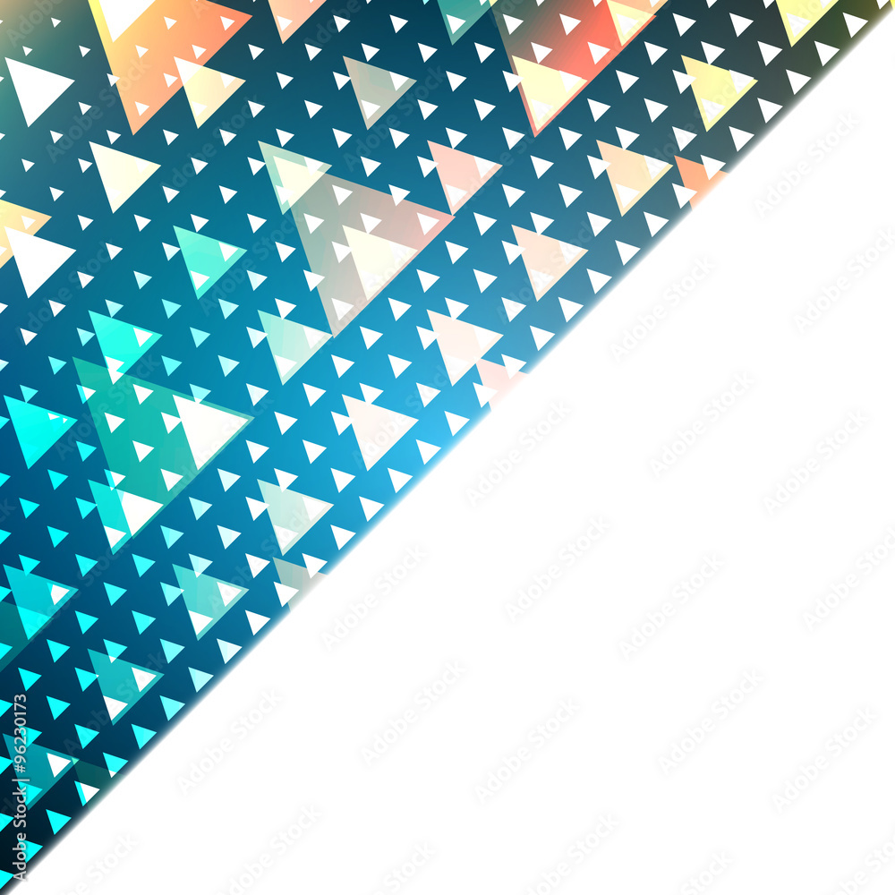 Fototapeta premium Abstract blue light template background