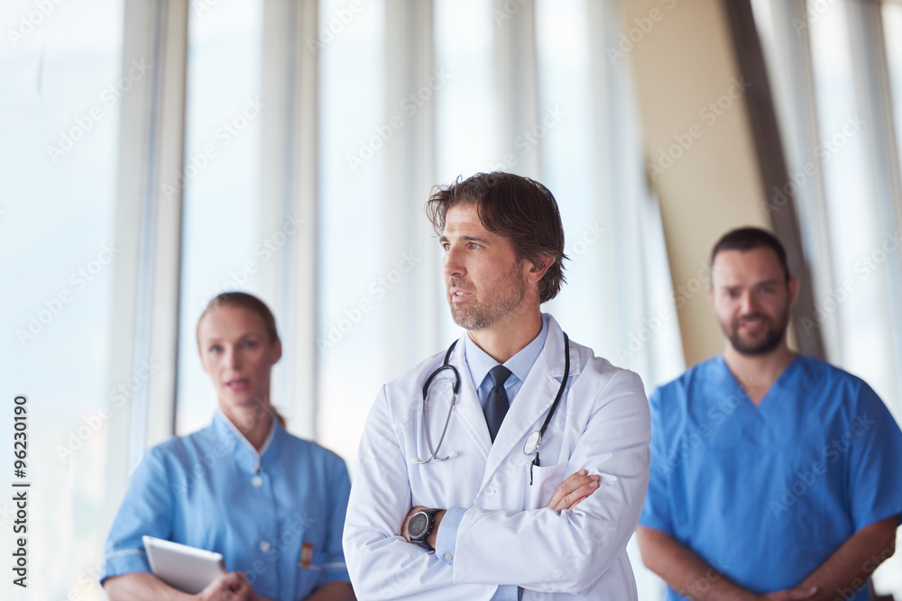 group of medical staff at hospital group of medical staff at hospital