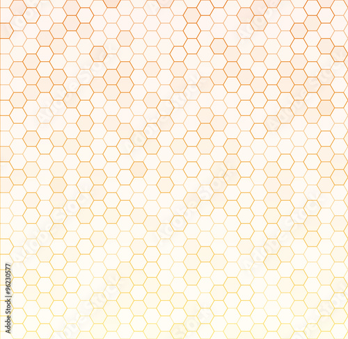 Seamless texture gray hex grid. Vector Illustration.