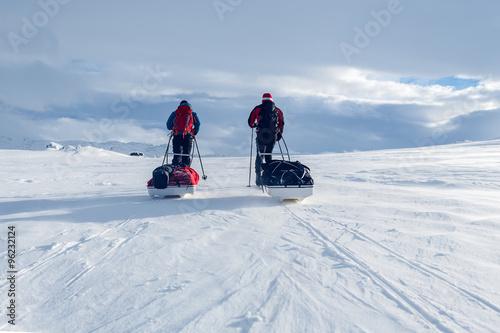 Wintertrecking in Lappland - Norwegen