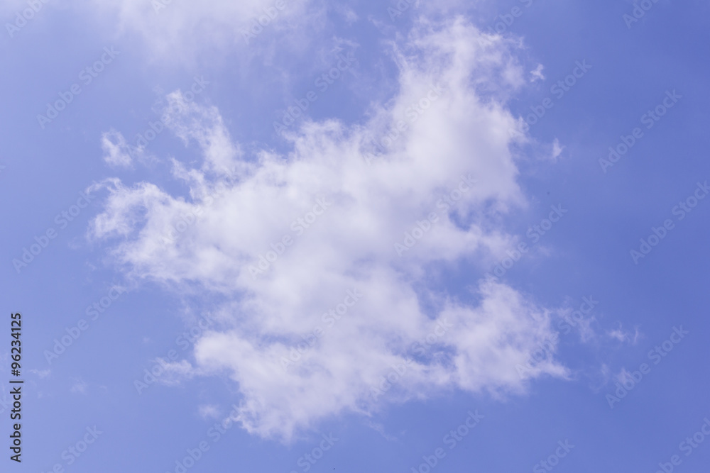 Naklejka premium cloud in blue sky