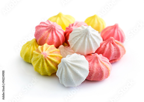 Colored meringue