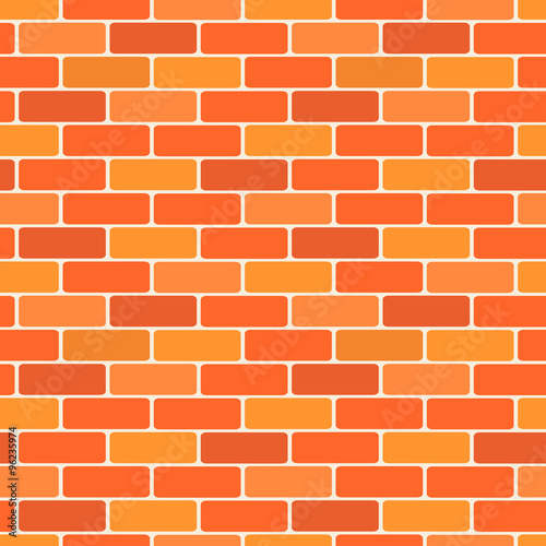 Brick wall vector