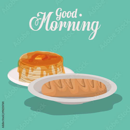 good morning breakfast design 