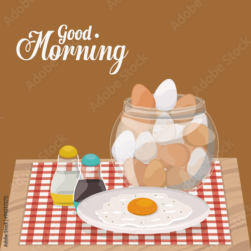 good morning breakfast design 