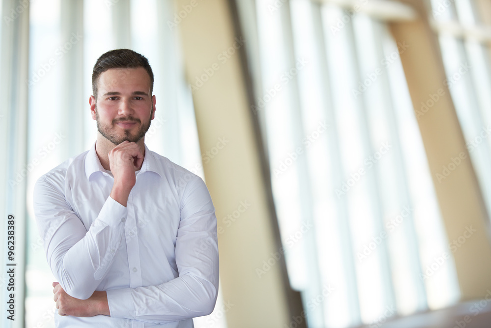 business man with beard at modern office