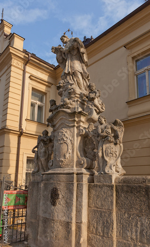 Statue of John of Nepomuk in Kutna Hora, Czech Republic