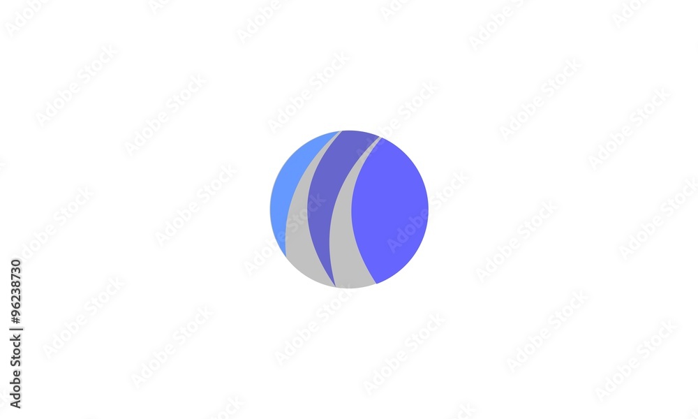 abstract circle growth company logo