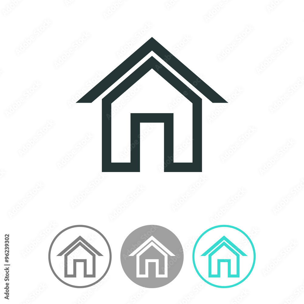 Obraz premium Home vector icon.