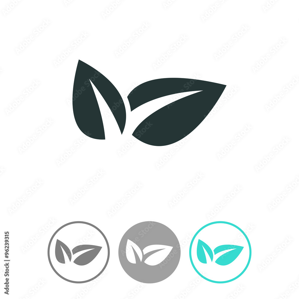 Eco friendly vector icon. Ecological symbol. Eco friendly vector icon. Ecological symbol.
