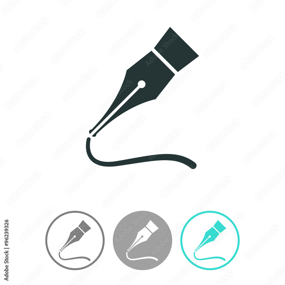 Pen vector icon. Pen vector icon.