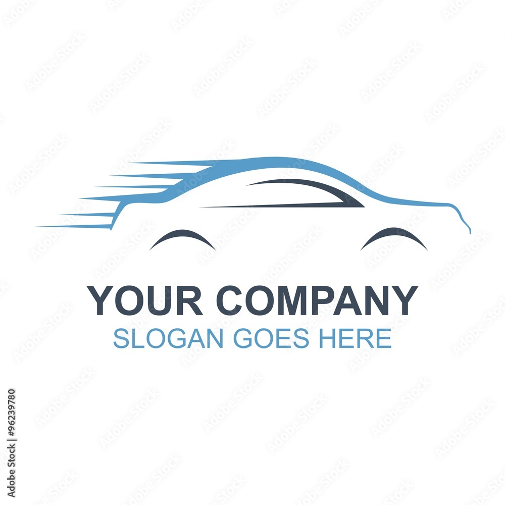 Automotive Car Racing Icon Vector Logo Automotive Car Racing Icon Vector Logo