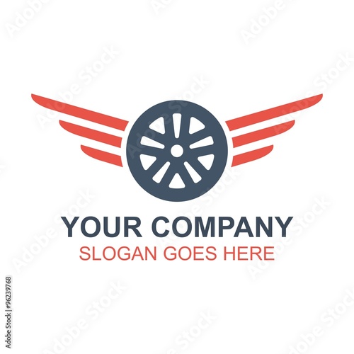 Automotive Car Racing Icon Vector Logo