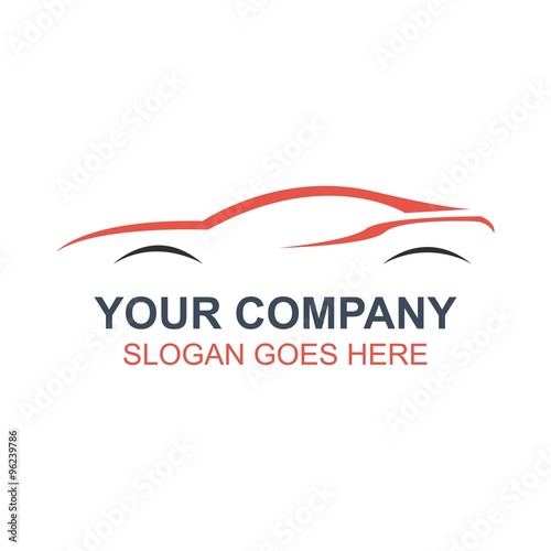 Automotive Car Racing Icon Vector Logo