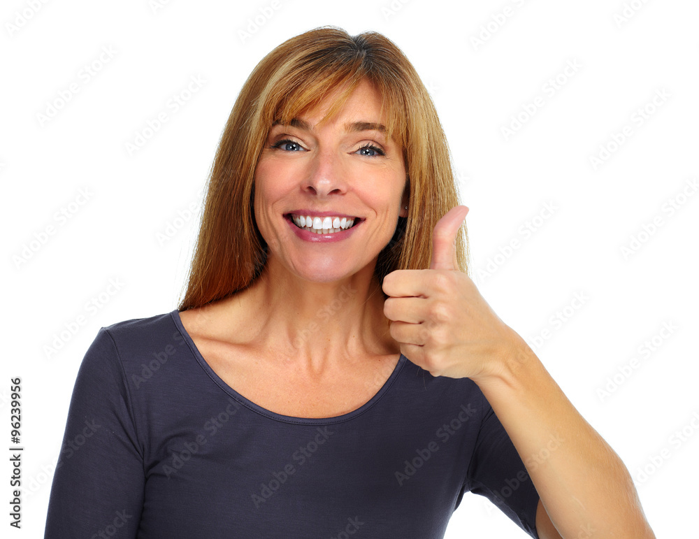 Happy woman. Happy woman.