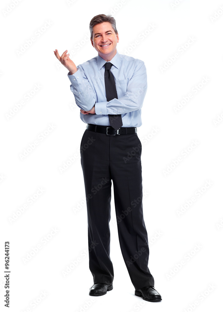 Handsome businessman. Handsome businessman.
