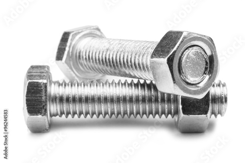 Screw isolated on white background